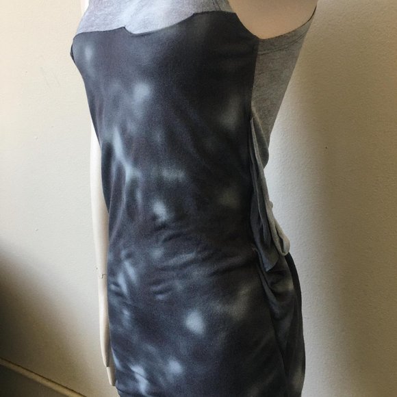 MM6 Maison Martin Marglela Tie Dye Draped Mini Dress - Picture 3 of 4